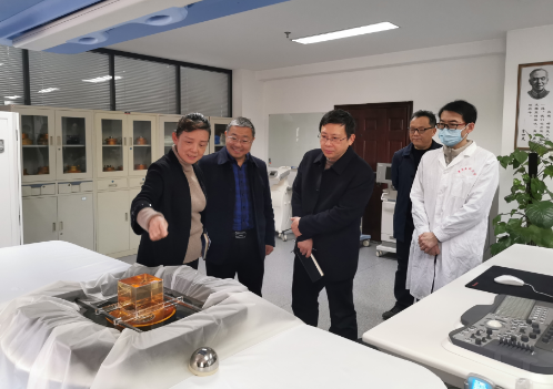 研究生院党政领导一行调研生物医学工程学院、超声医学工程国家重点实验室